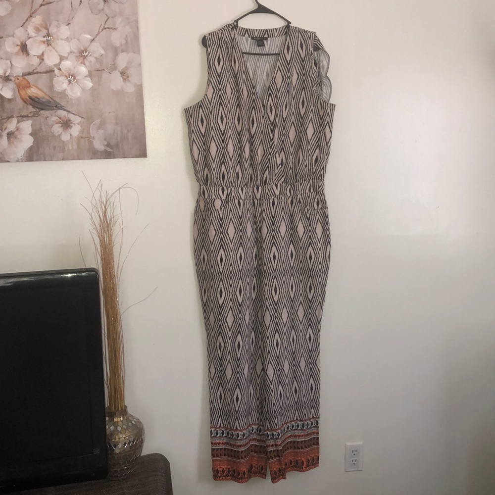 African print jumpsuit